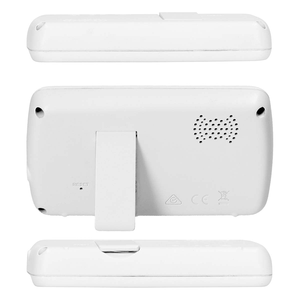 Baby monitor with camera and 2.4" white color screen