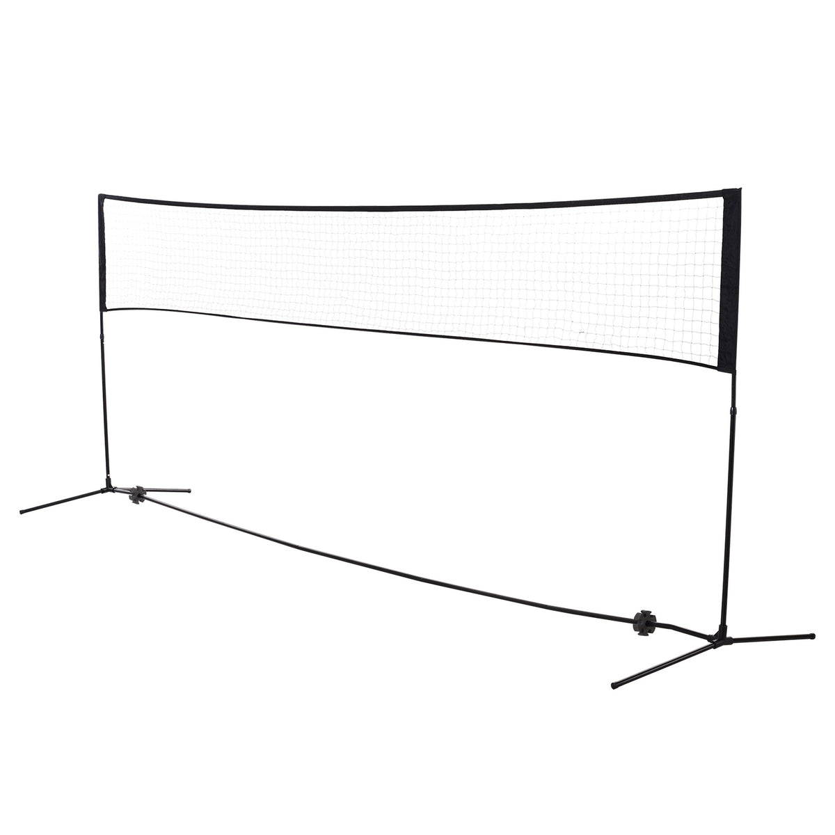 Badminton Net Volleyball And Tennis Net, Portable, 2 Heights 94/158Cm, Pe, 400X60Cm