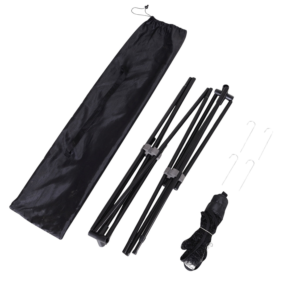 Badminton Net Volleyball And Tennis Net, Portable, 2 Heights 94/158Cm, Pe, 400X60Cm