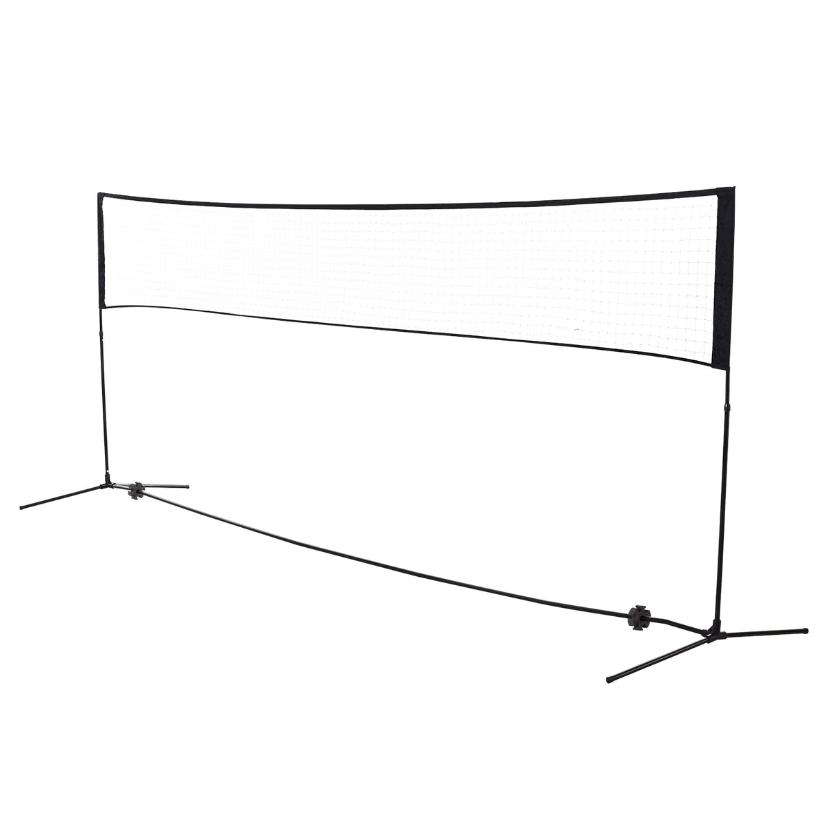 Badminton Net Volleyball And Tennis Net, Portable, 2 Heights 94/158Cm, Pe, 400X60Cm