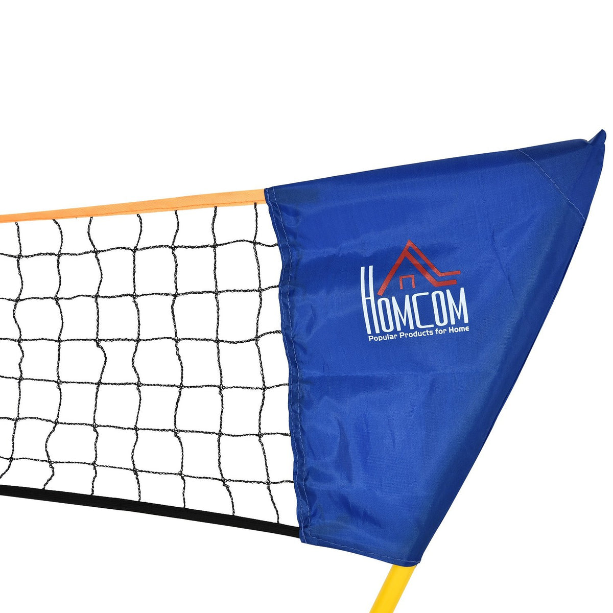Badminton Net With Stand, Badminton Net Stand, Portable Net Stand, Badminton Net With 4 Badminton Rackets, Outdoor Sports, Yellow+Blue