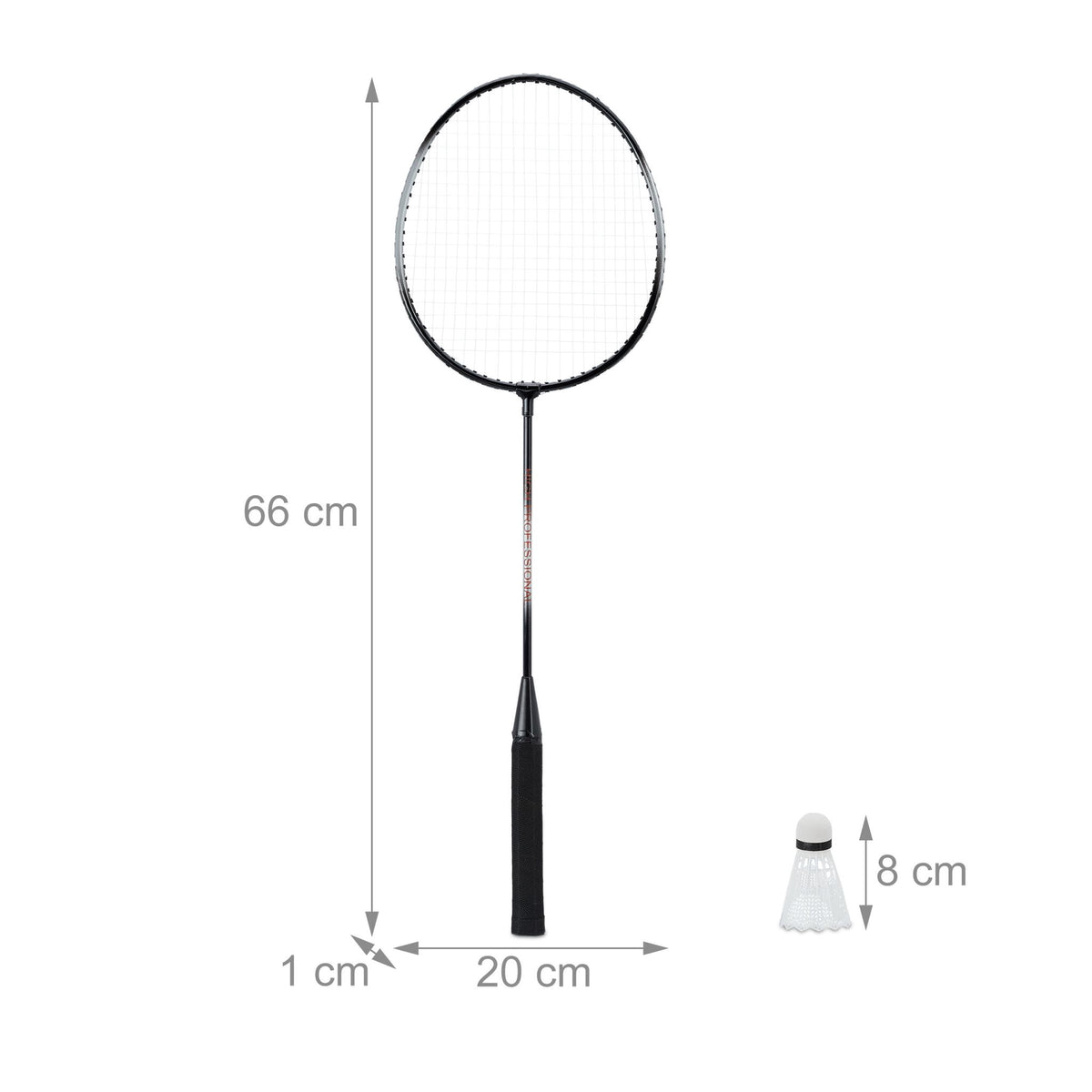 Badminton set with bag