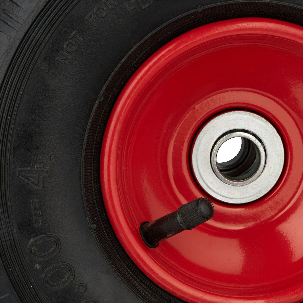 Bag loader wheels 2-pack with pneumatic tires