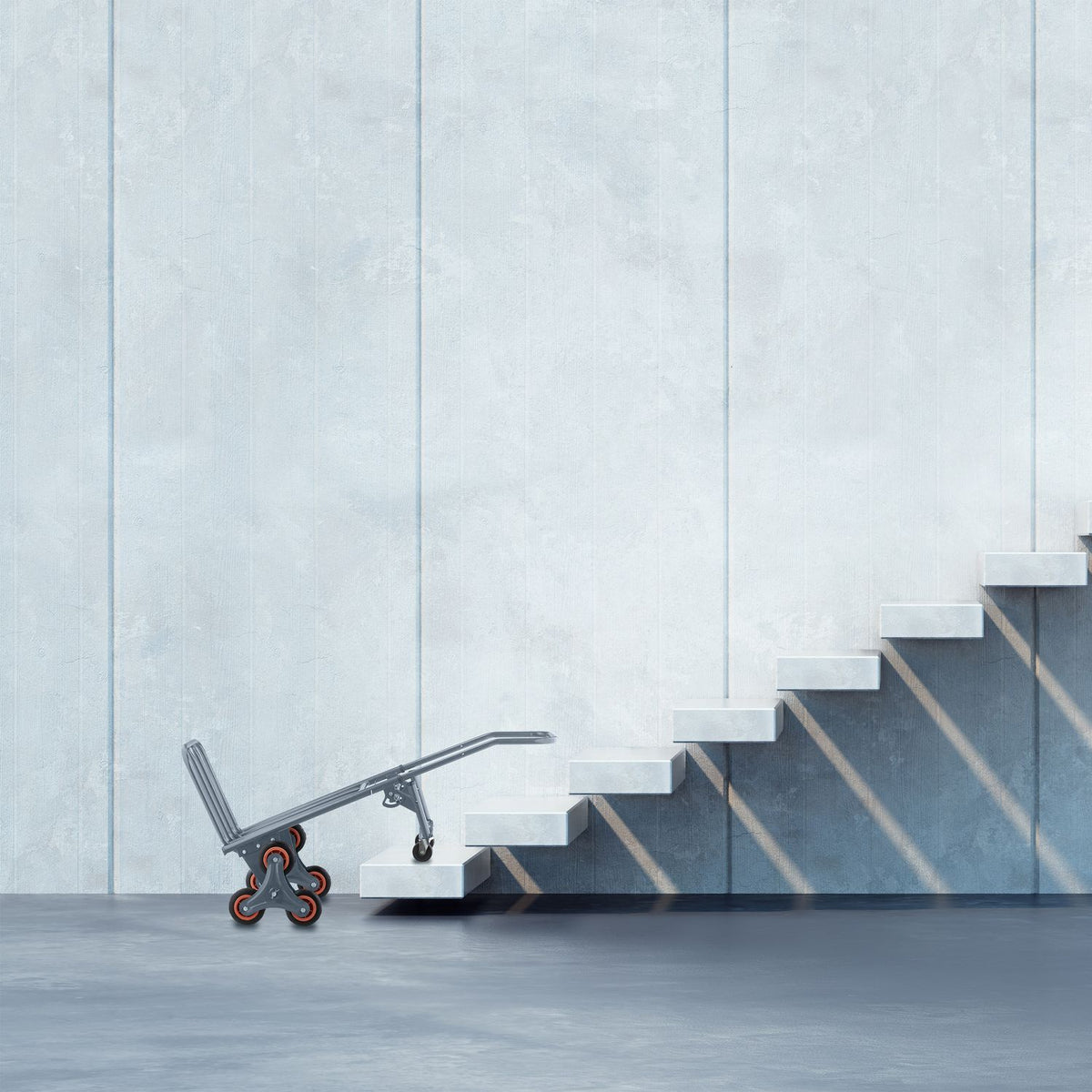 Bag truck stair climber gray