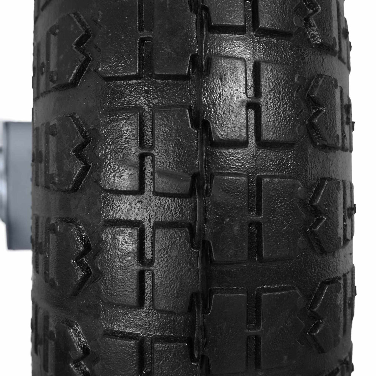 Bag truck wheel set with 2 steel rims