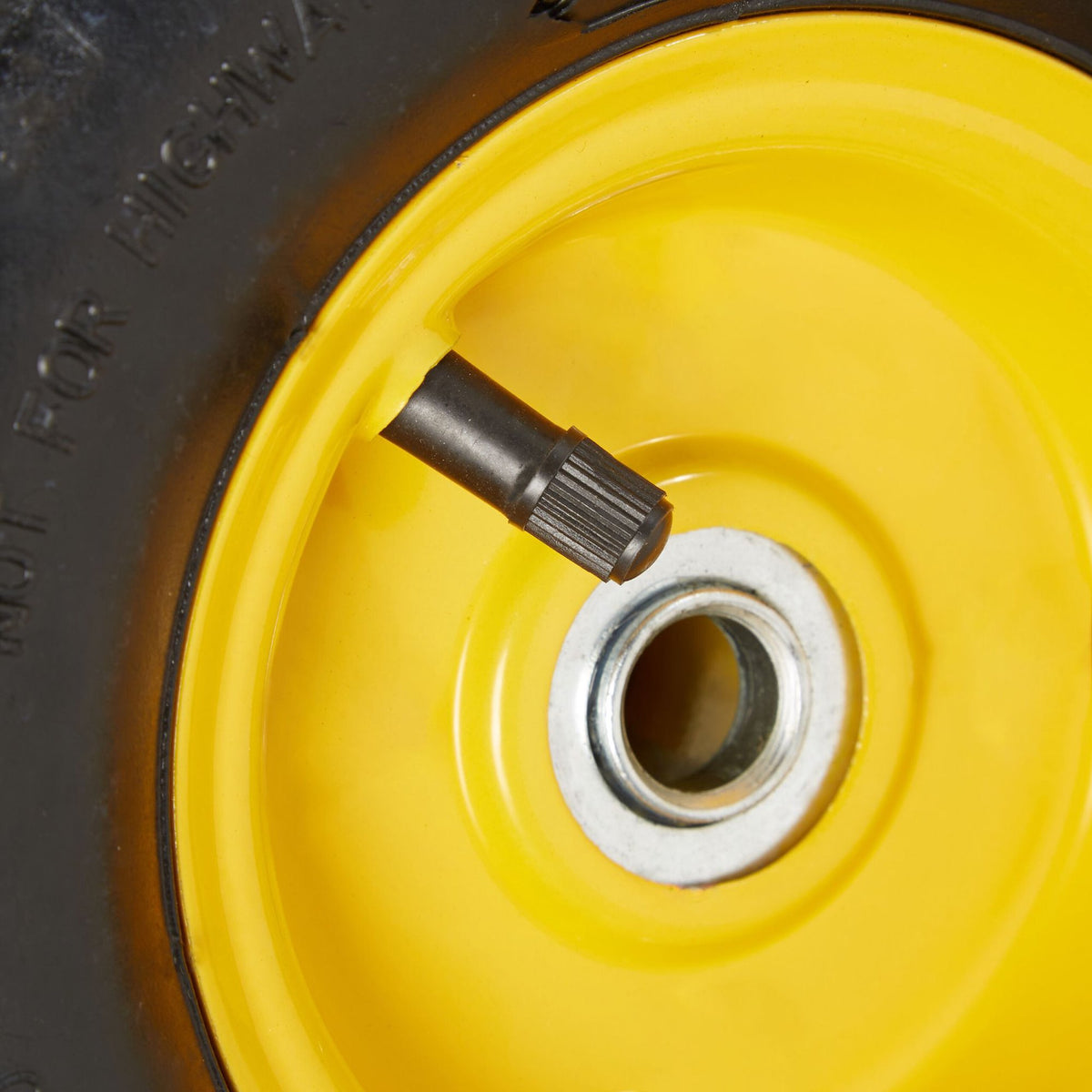 Bag truck wheel set with 4 steel rims