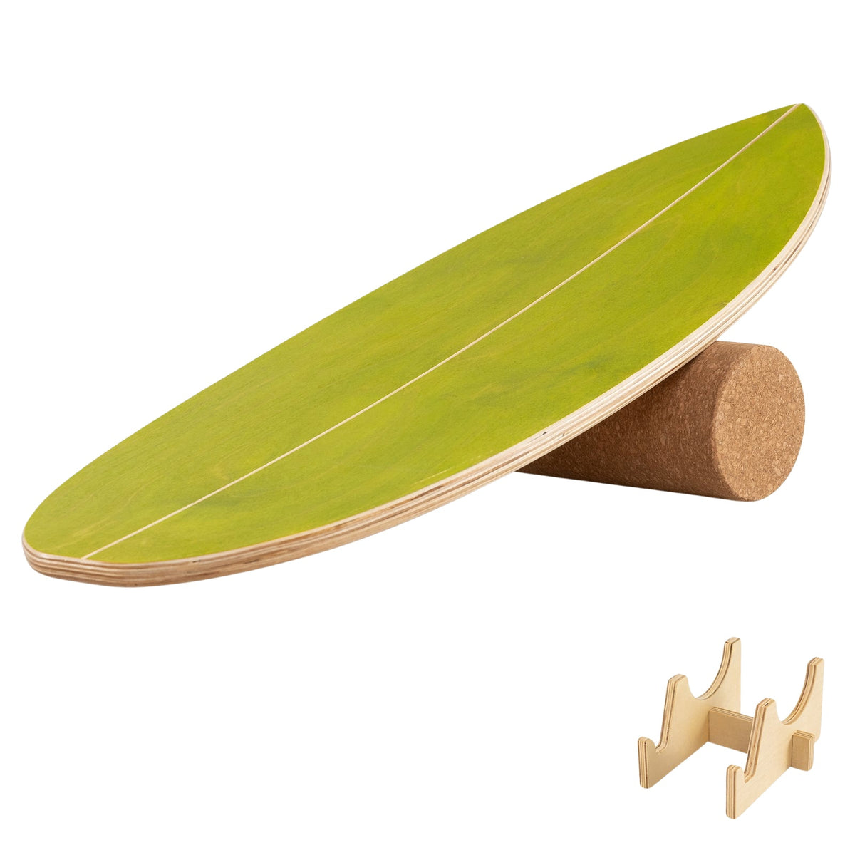 Balance Board Set with Cork Roller for Core Training