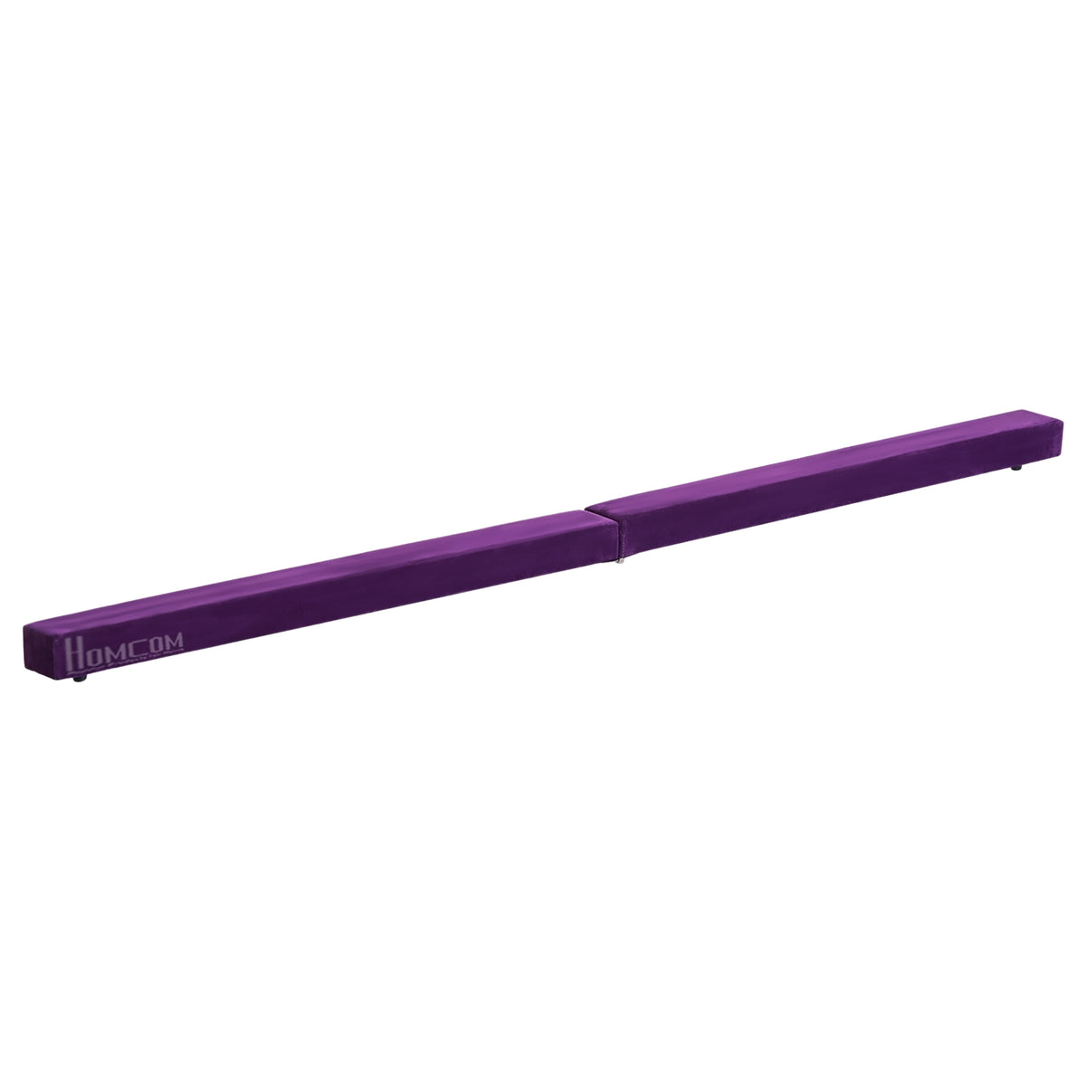 Balance beam 210 cm foldable for indoor & outdoor, balance beam up to 120 kg, purple, ideal for gymnastics & training |