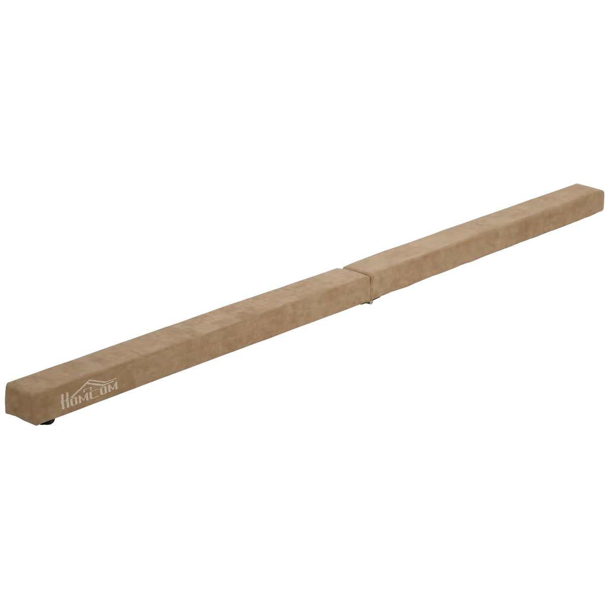 Balance beam 210 cm foldable for indoor outdoor, gymnastics beam balance beam up to 120 kg, stable balancing beam in brown |