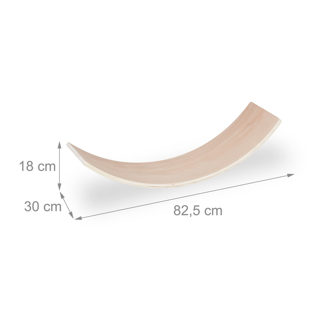 Balance board in wood