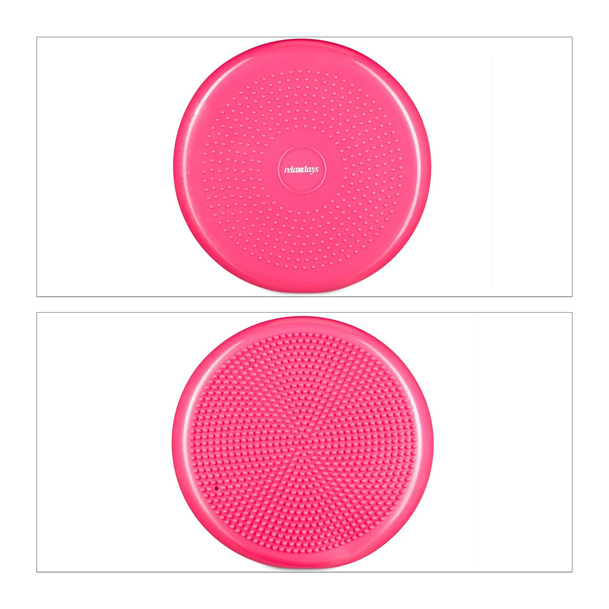Balance cushion with 2 massage balls