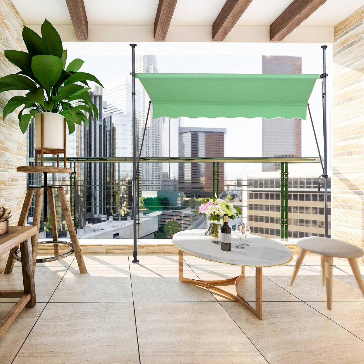 Balcony awning
