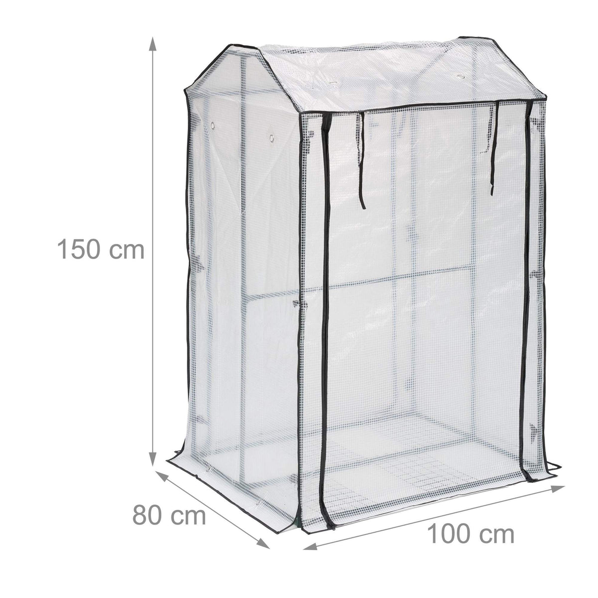 Balcony greenhouse with 4 shelves
