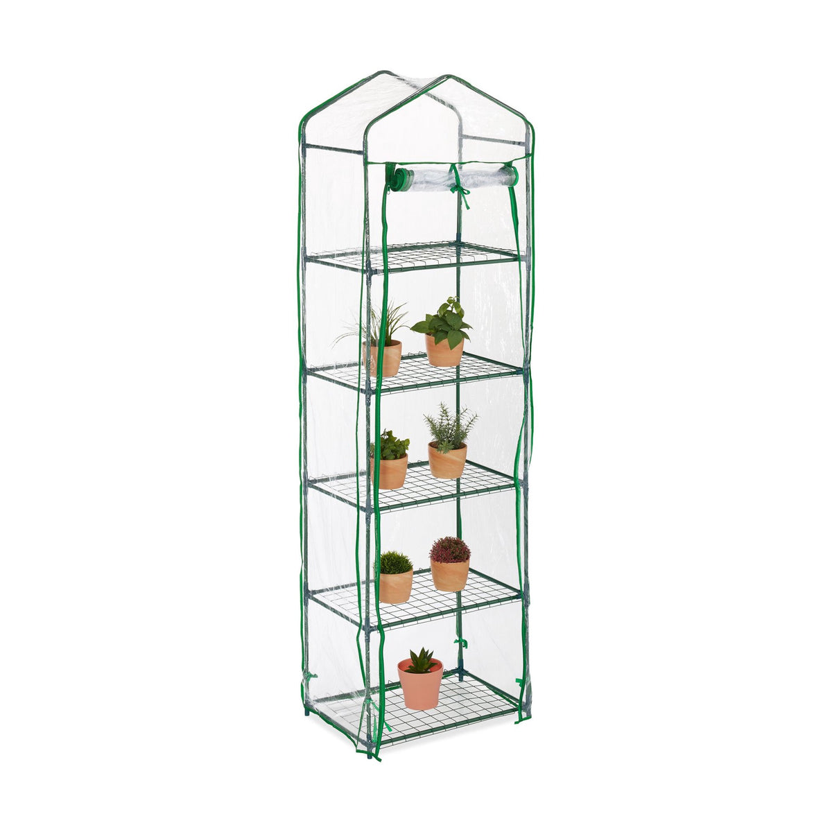 Balcony greenhouse with PVC film