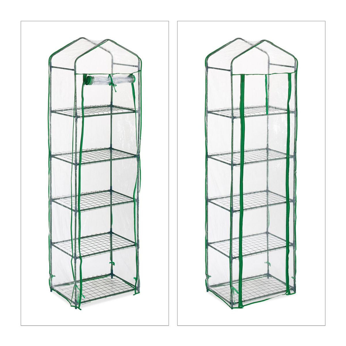 Balcony greenhouse with PVC film
