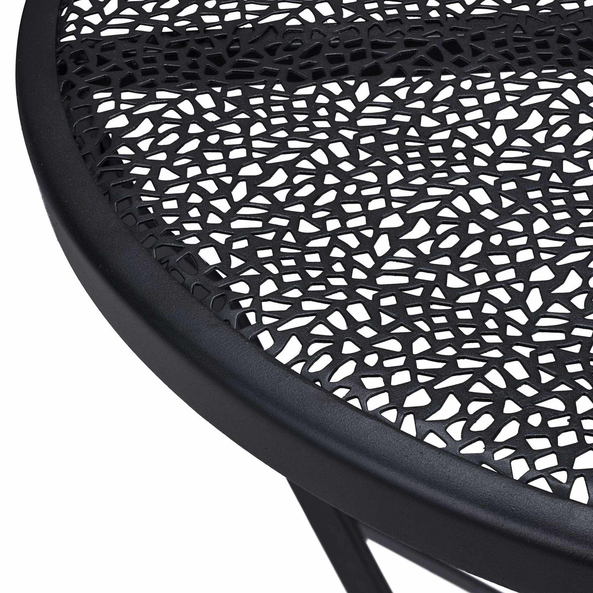 Balcony table foldable black
