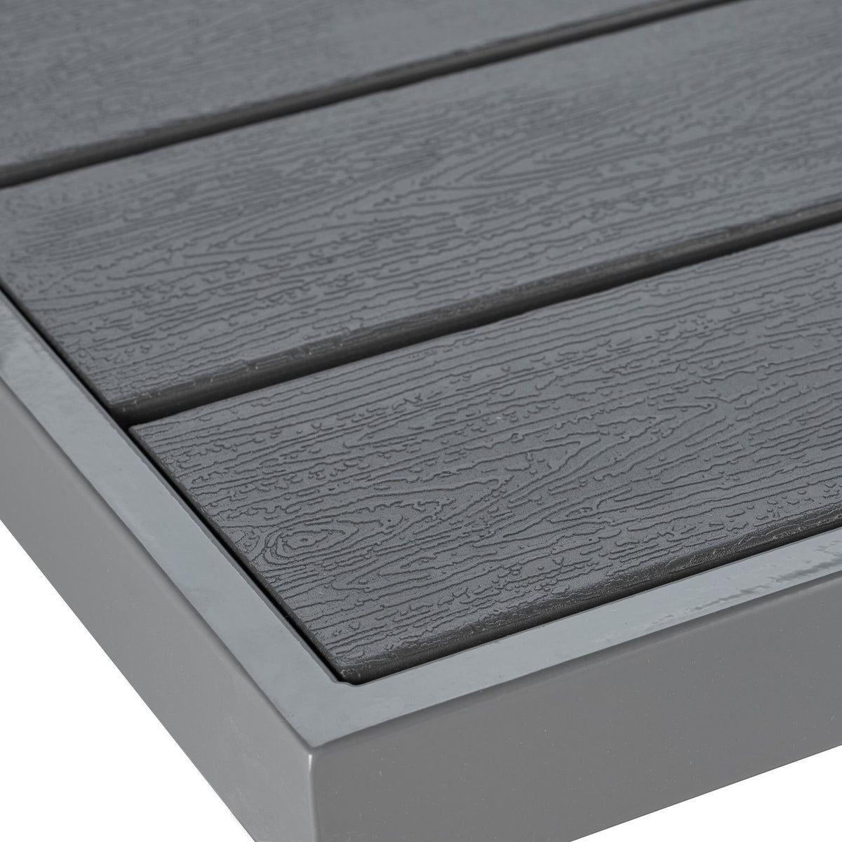 Balcony table in wooden look