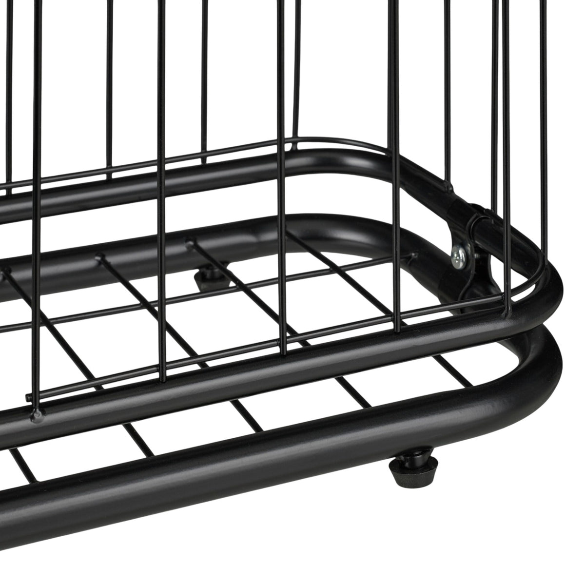 Ball Rack with 4 Shelves & Basket for Sports Equipment