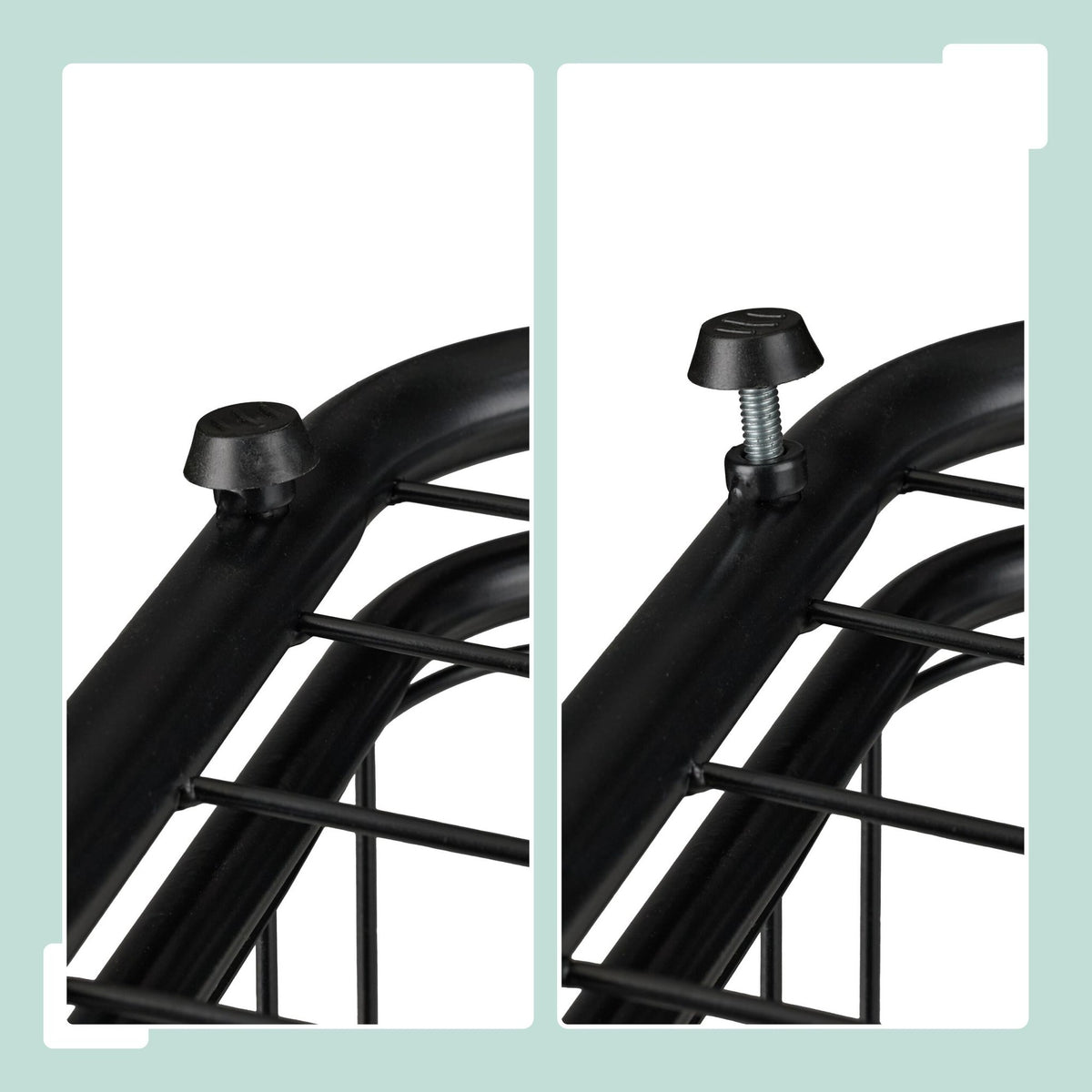 Ball Rack with 6 Shelves and Storage Basket