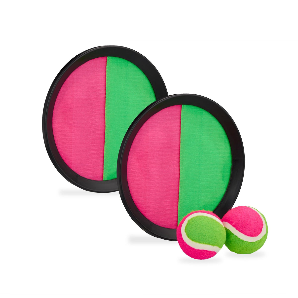 Ball game with velcro
