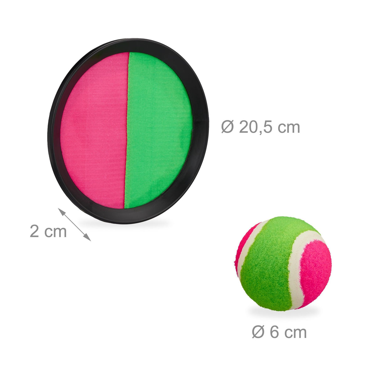 Ball game with velcro