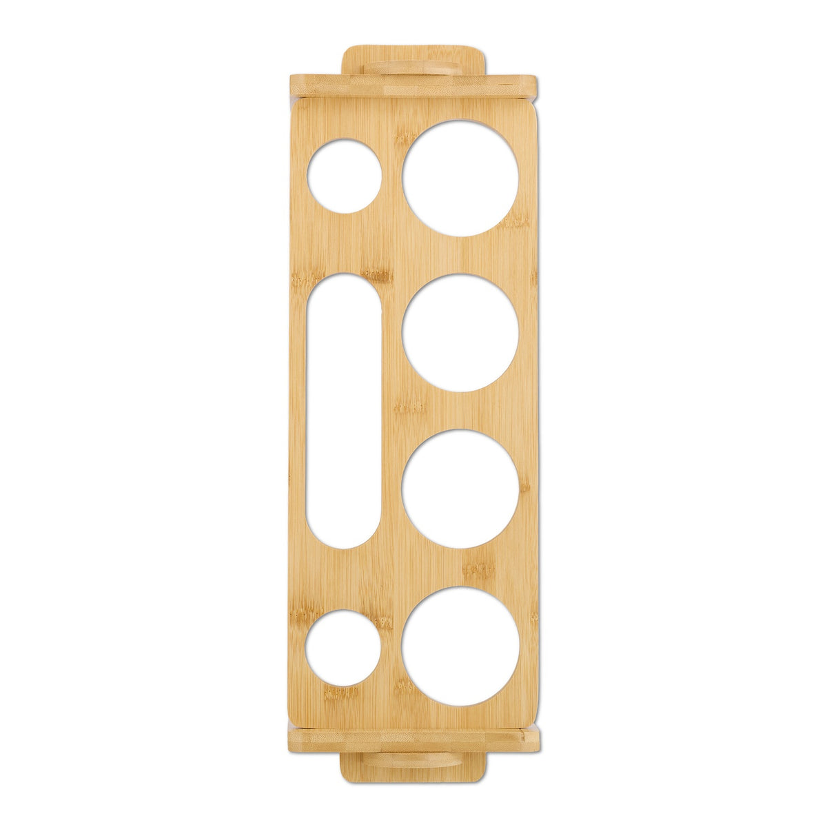 Bamboo Bottle Drying Rack for 4 Bottles