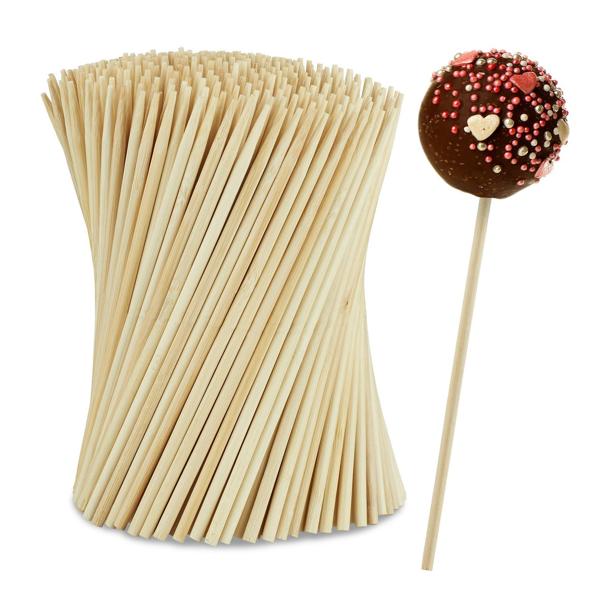 Bamboo Cake Pop Sticks, 250 Pack