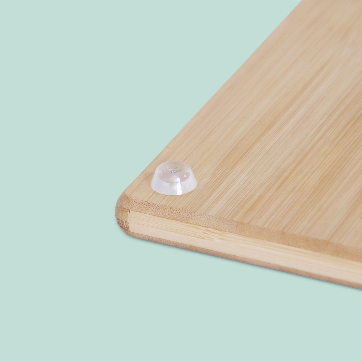 Bamboo Cutting Board with Juice Groove and Non-Slip Feet
