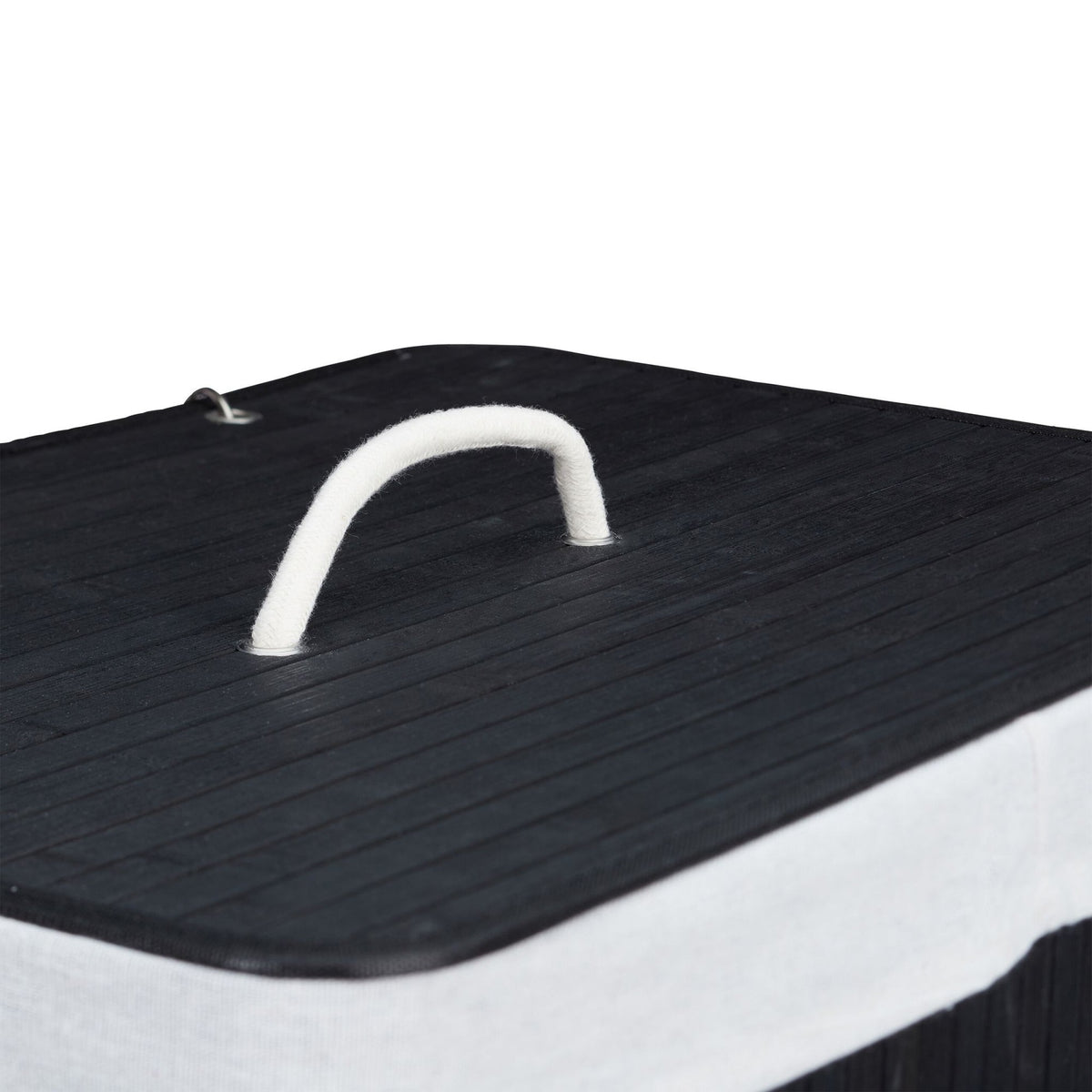 Bamboo Laundry Bin with Lid and Washable Bag