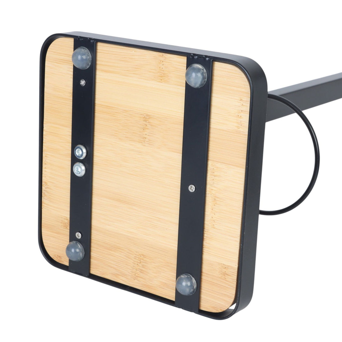 Bamboo & Steel Toilet Brush and Paper Holder Set