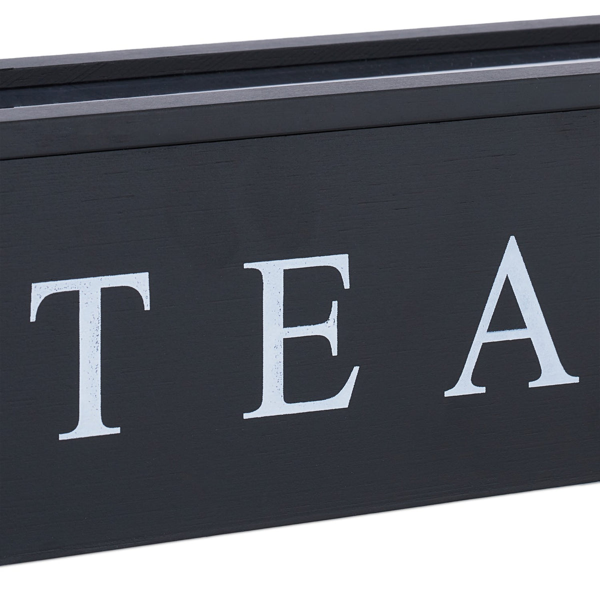 Bamboo Tea Bag Organizer with 6 Compartments