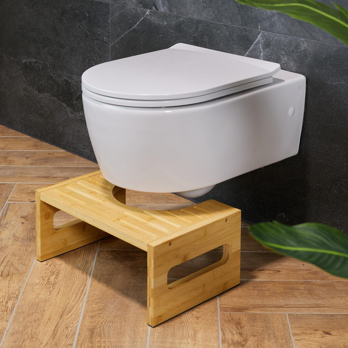 Bamboo Toilet Stool – Supports Healthy Bowel Movements