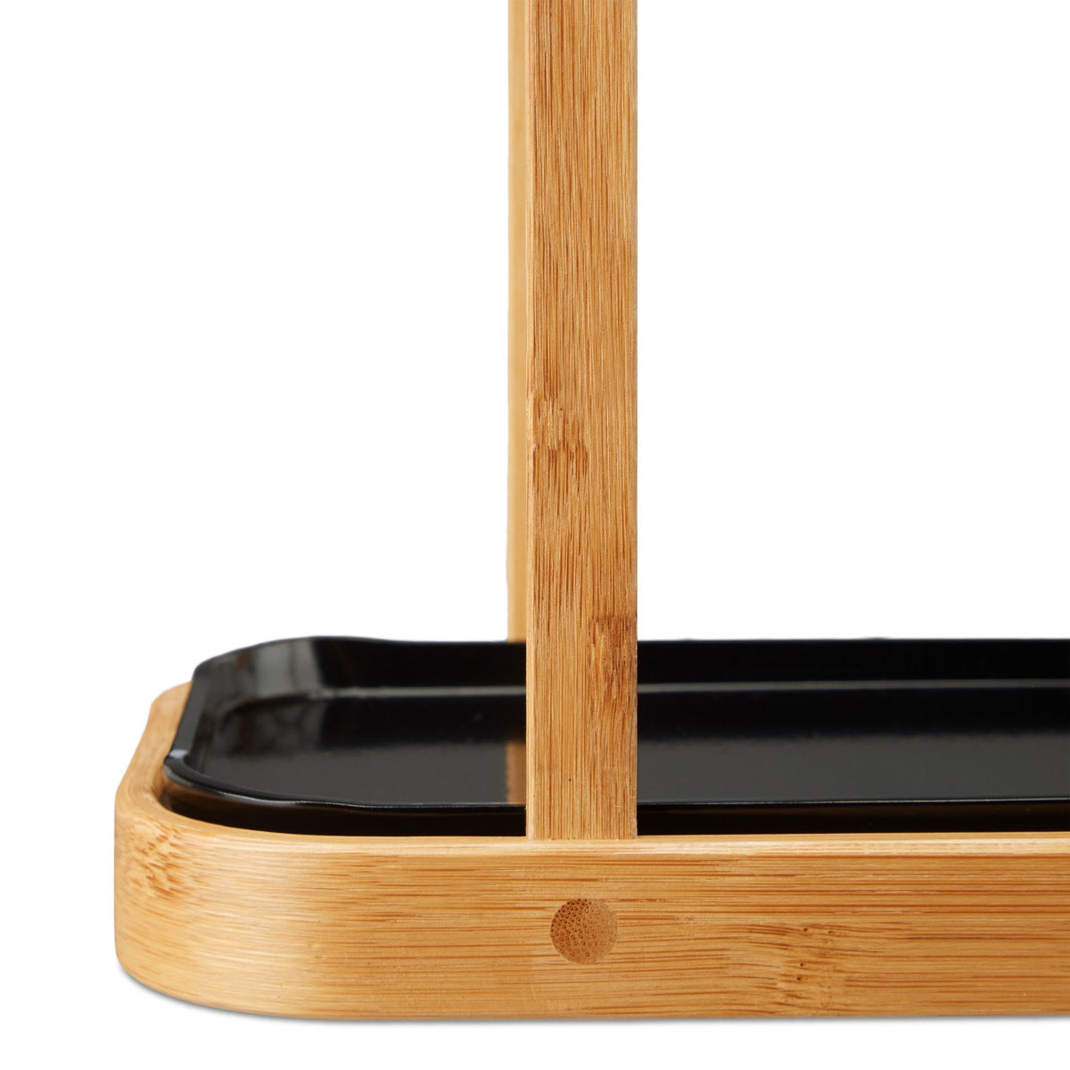 Bamboo Umbrella Stand with Drip Tray