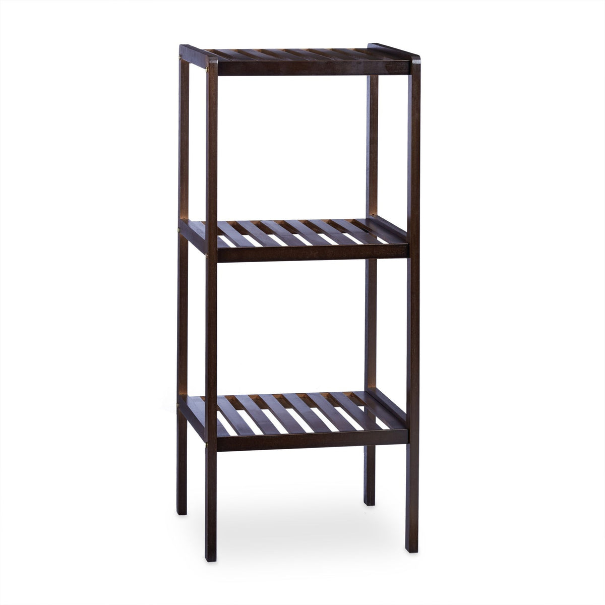 Bamboo bathroom shelf with 3 shelves