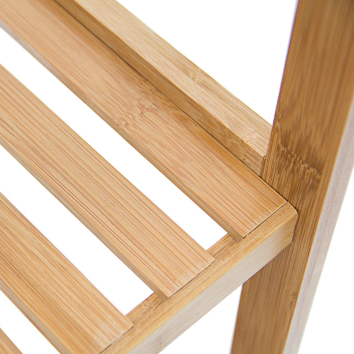 Bamboo bathroom shelf with 3 shelves