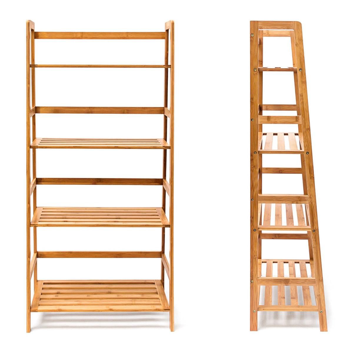 Bamboo bookshelf