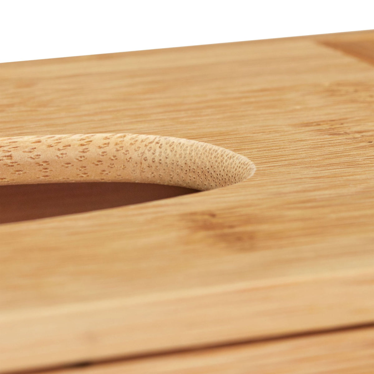 Bamboo cloth dispenser with 2 compartments