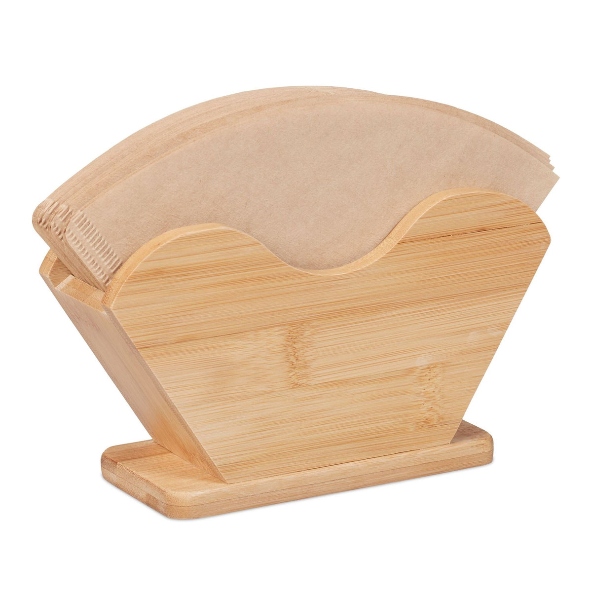 Bamboo coffee filter holder