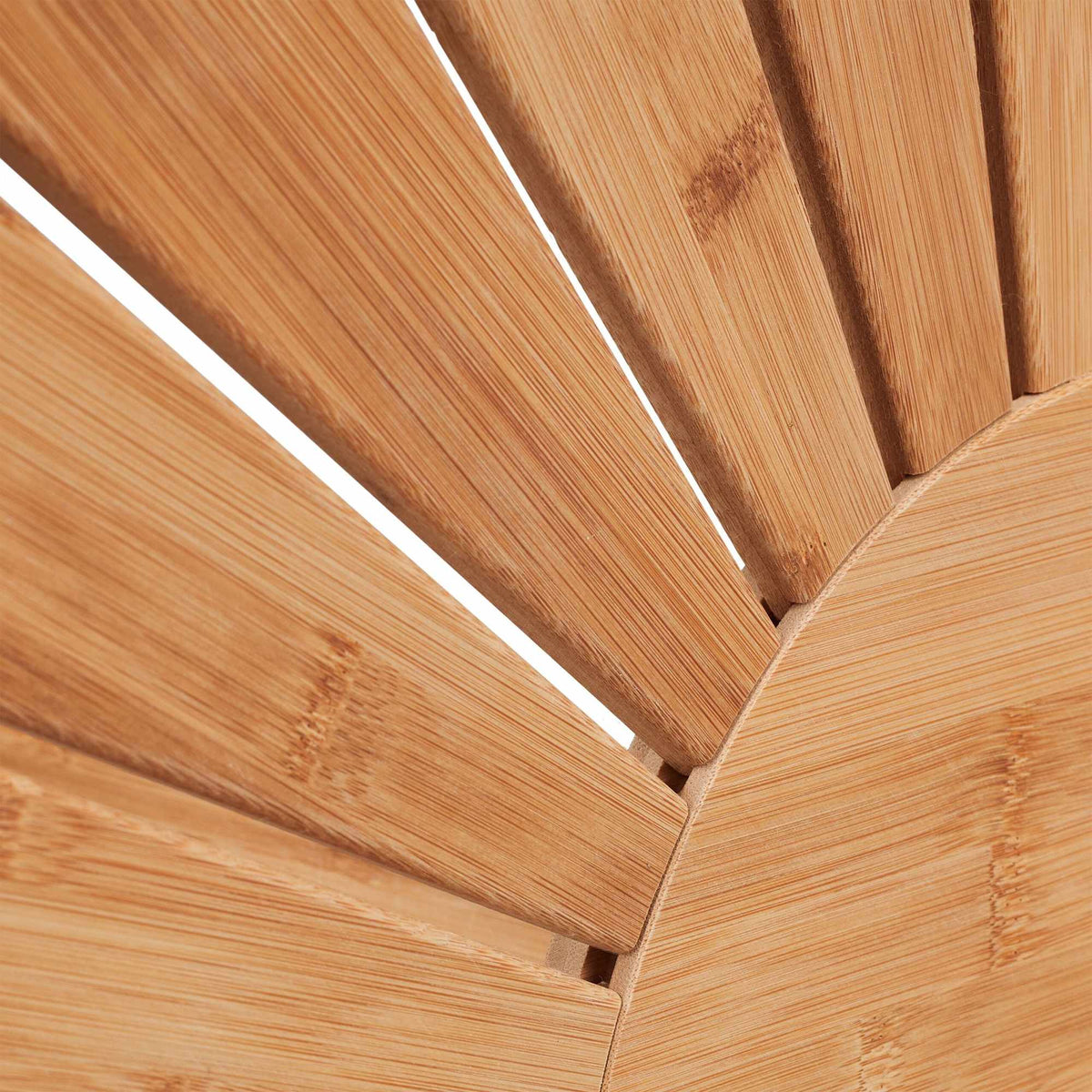 Bamboo corner shelf for the kitchen