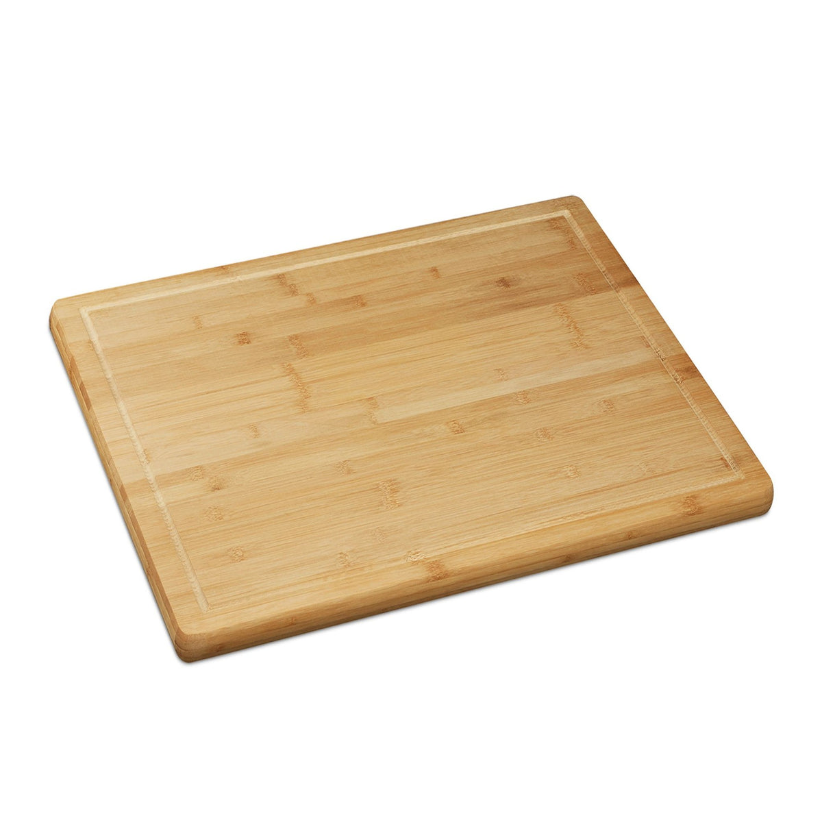 Bamboo cutting board with notch