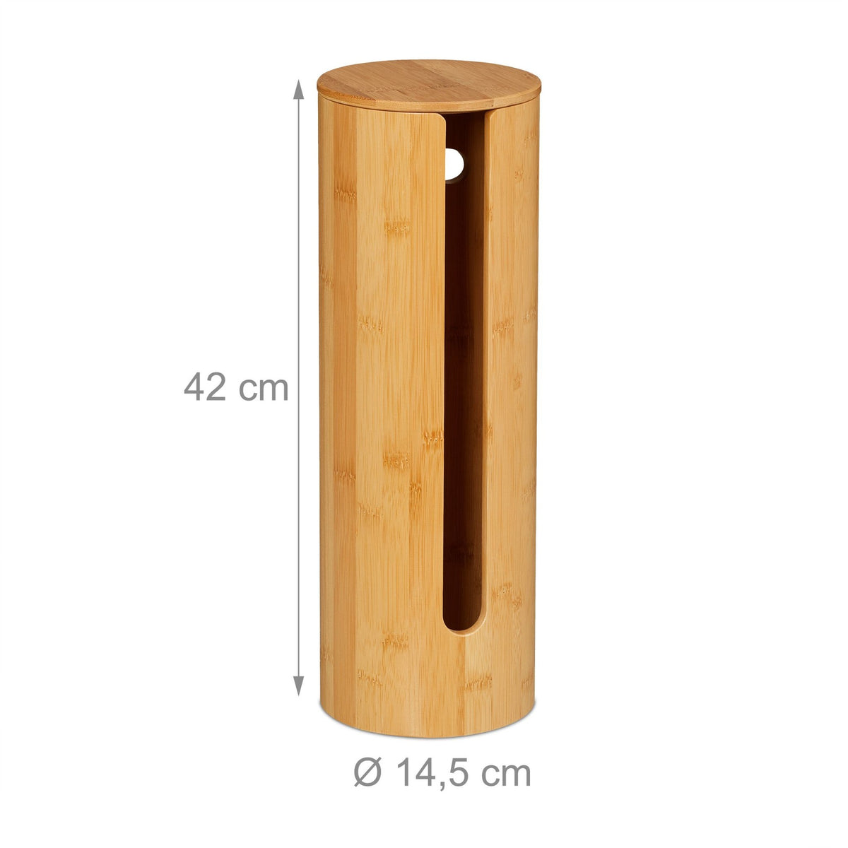 Bamboo for toilet roll storage
