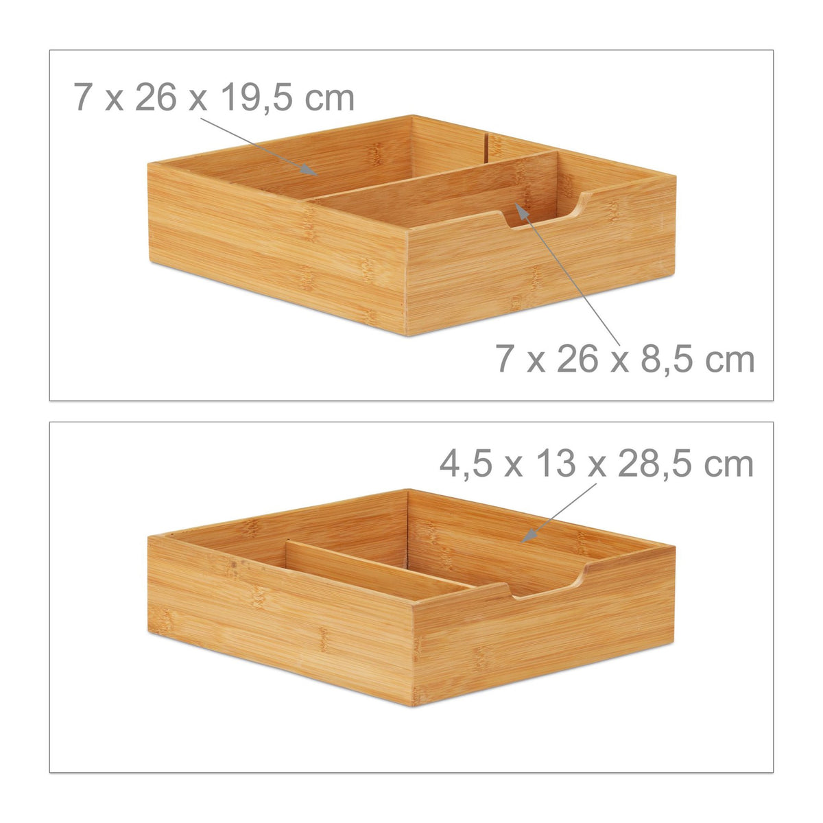 Bamboo insert box