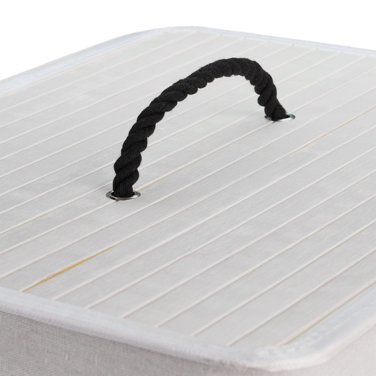Bamboo laundry basket
