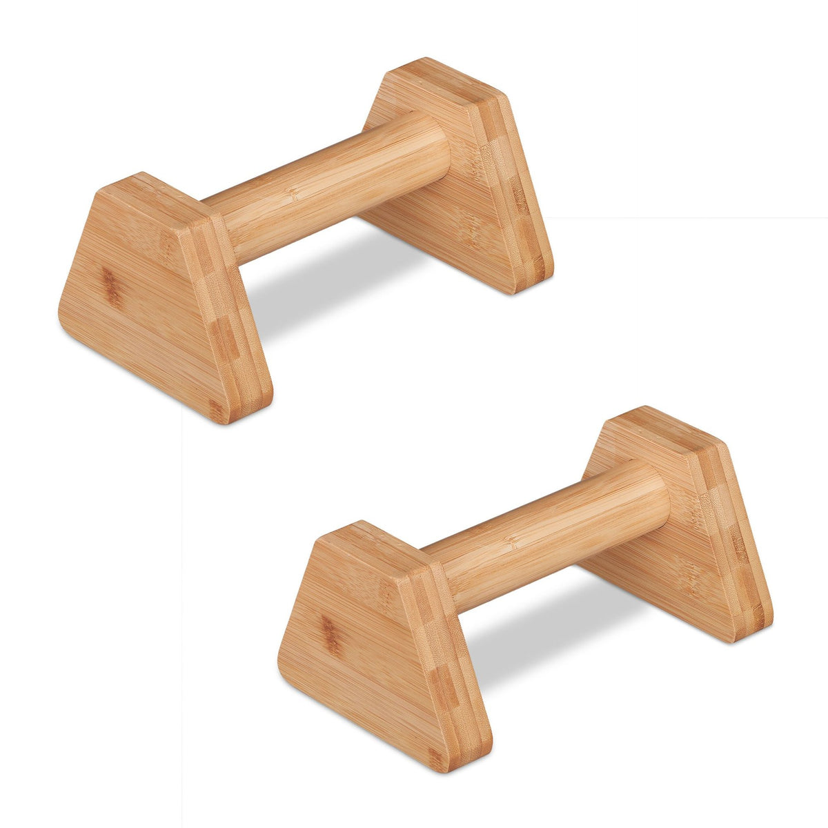 Bamboo parallettes - set of 2