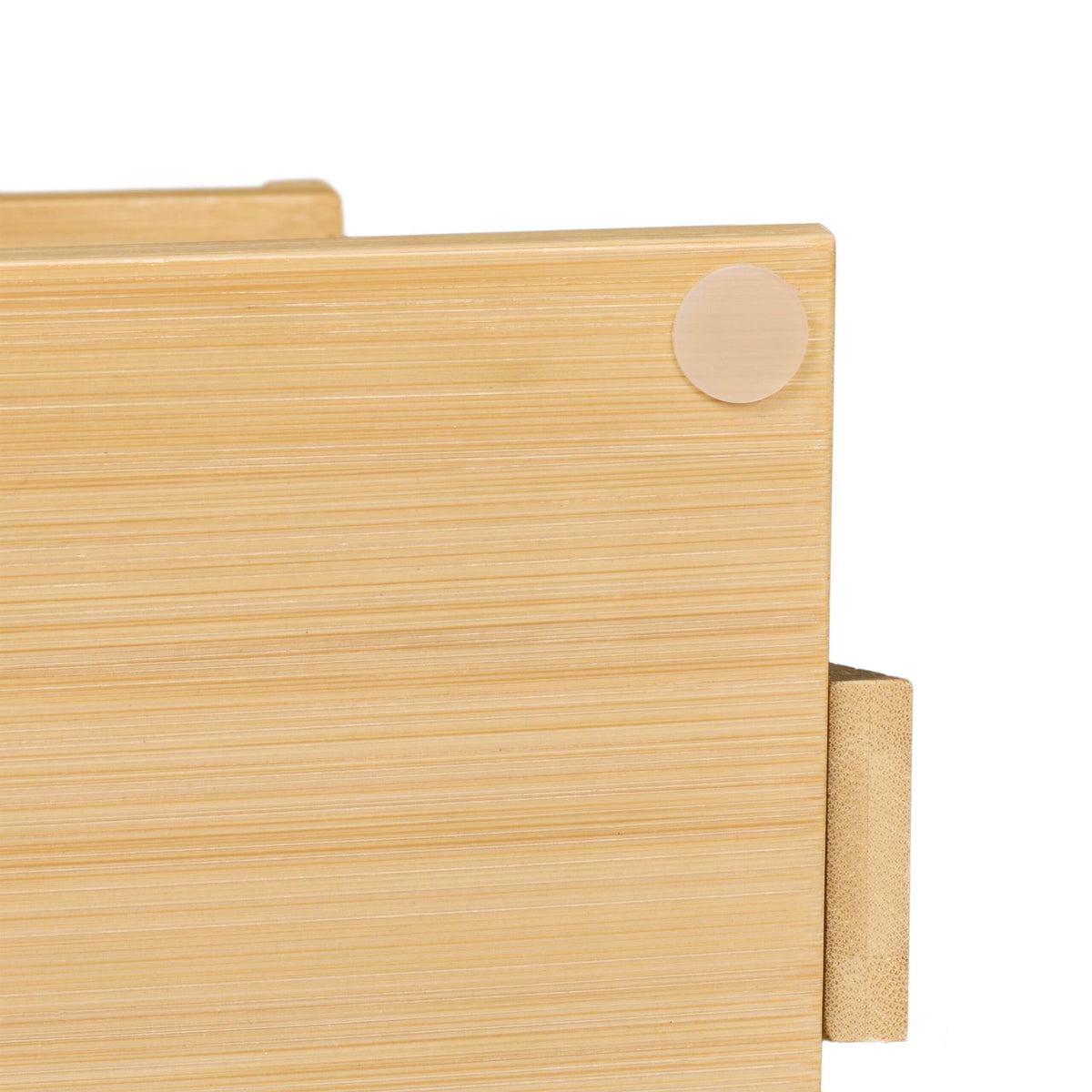 Bamboo spice rack with 2 levels