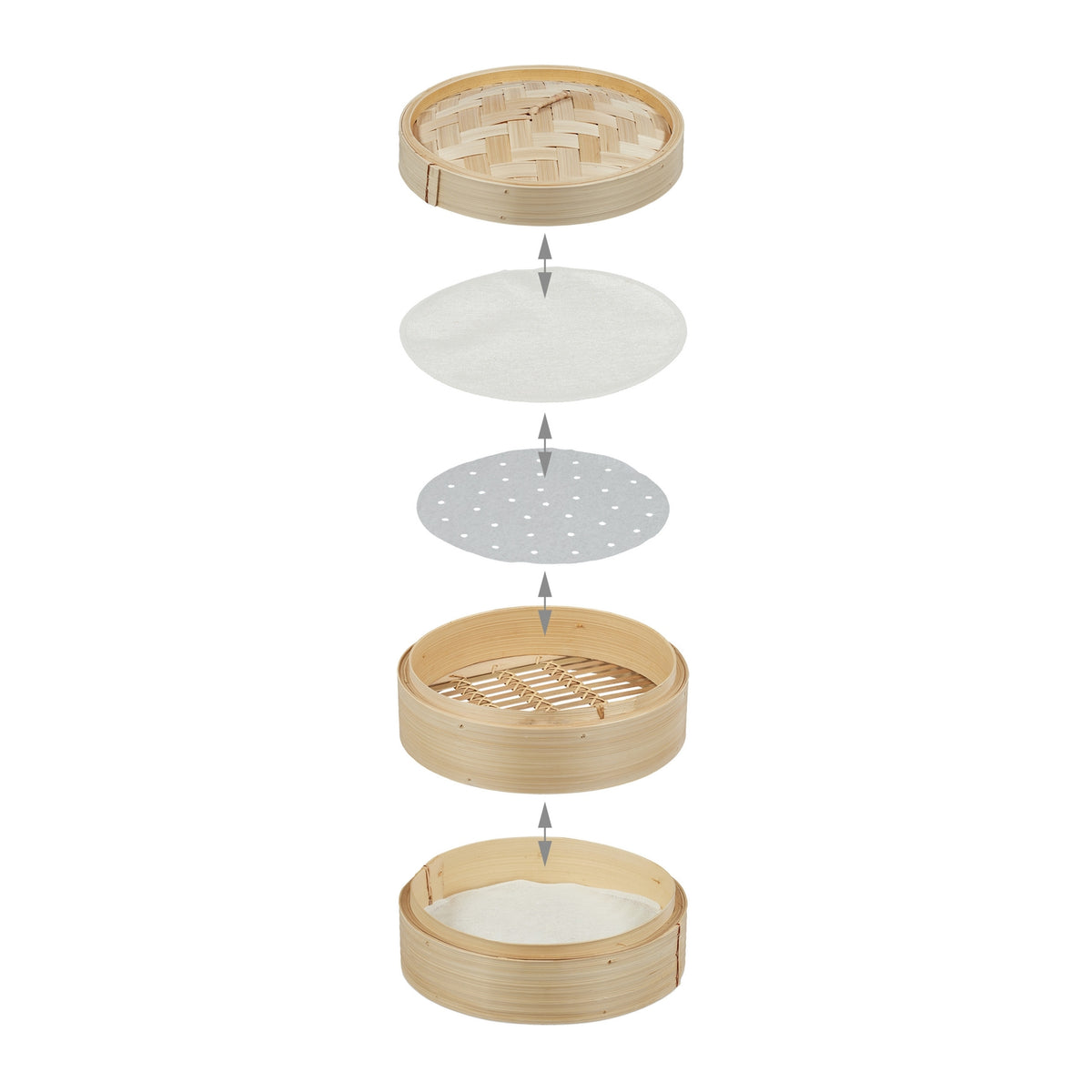 Bamboo steamer 26 cm