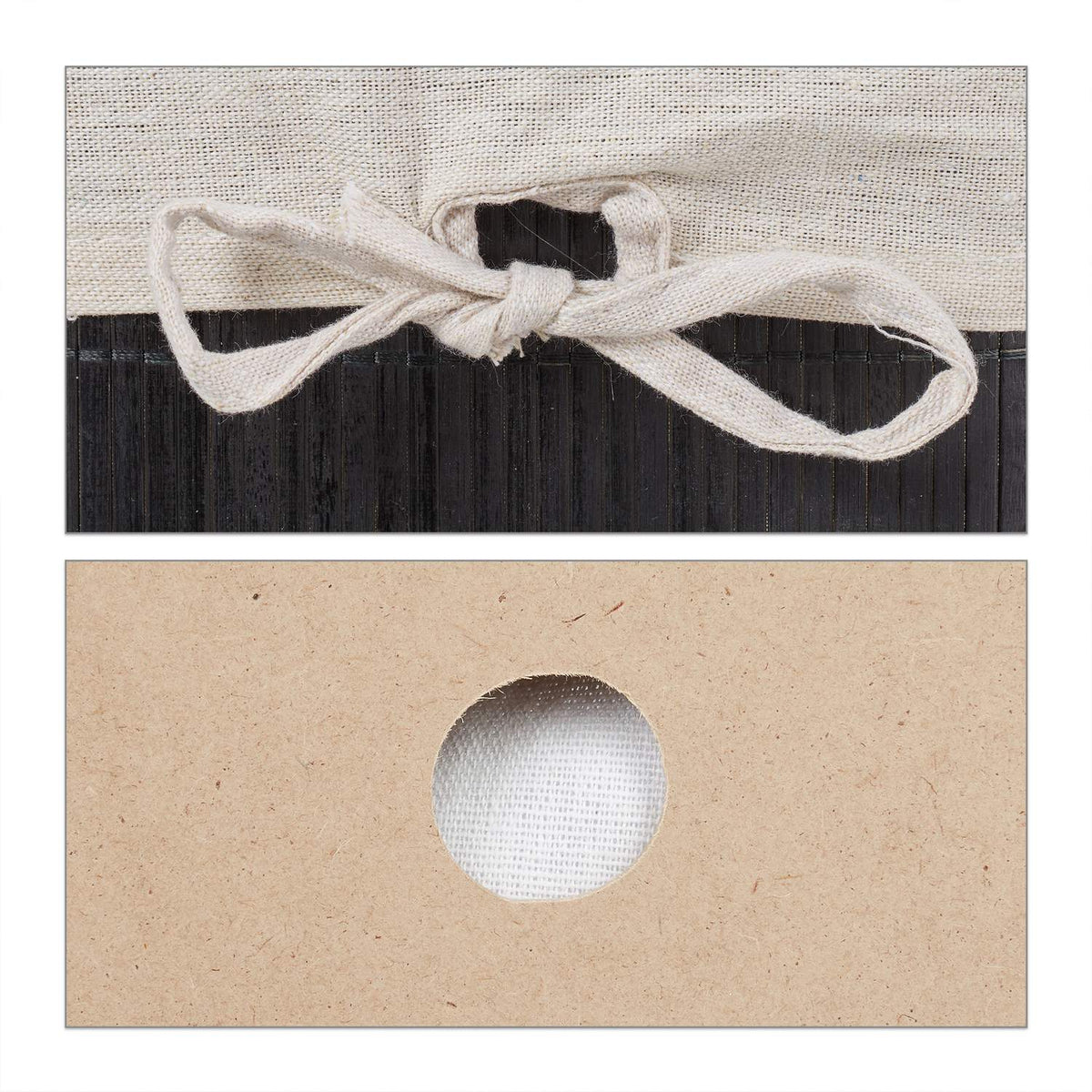 Bamboo storage baskets set of 4