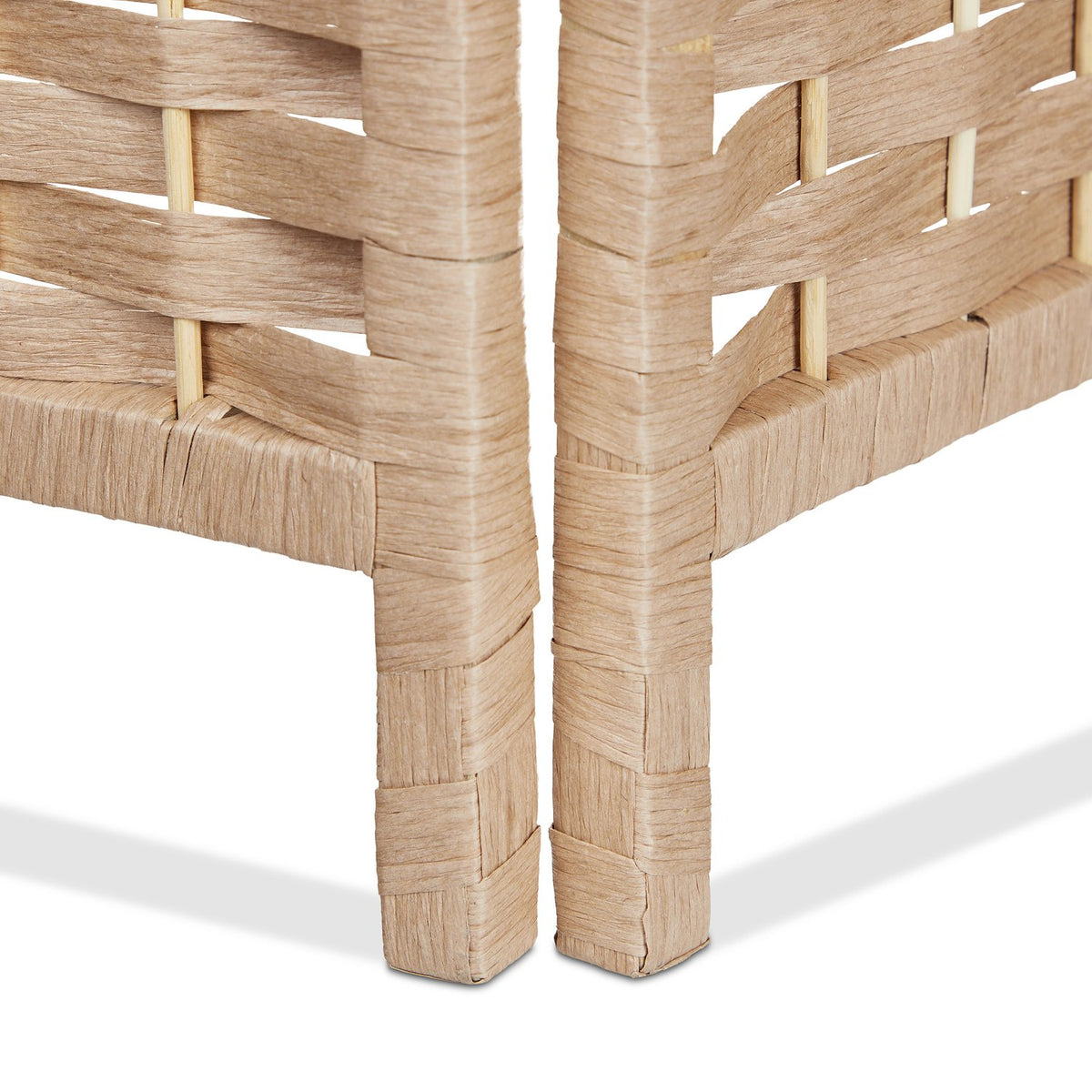 Bamboo storage baskets - set of 6