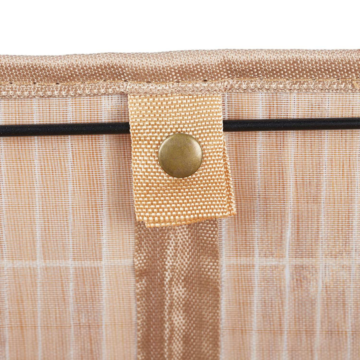 Bamboo storage basket with print
