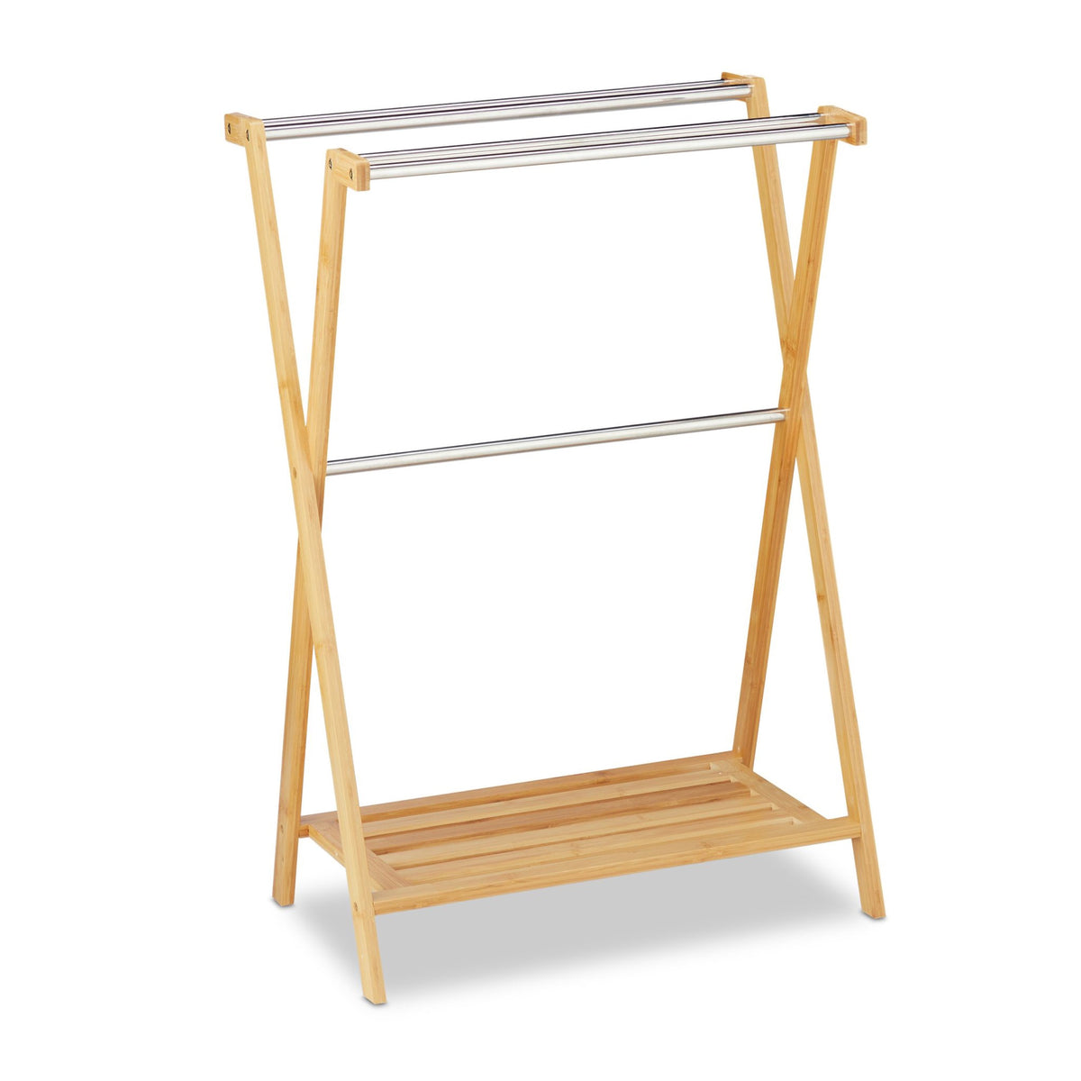Bamboo towel rack